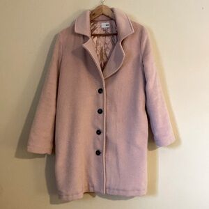 Winter Coat; beautiful pink / putty color. Fully lined.